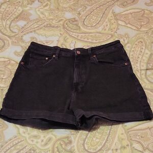 H&M Women's Black Denim Shorts 10